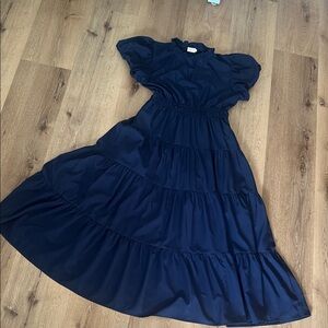 Shop The Mint Navy Blue Dress